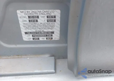 2004 Jaguar X-Type 3.0 из США, поврежденный, VIN SAJEA51C84WD85162